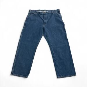 Dickies Jeans Men’s 42x30 Blue Straight Leg Workwear Carpenter